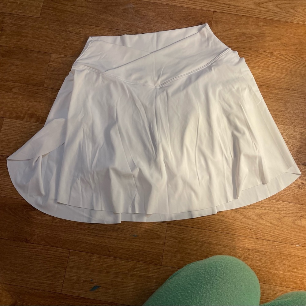 High waisted causal wourkout skirt with Pockets Shortsl